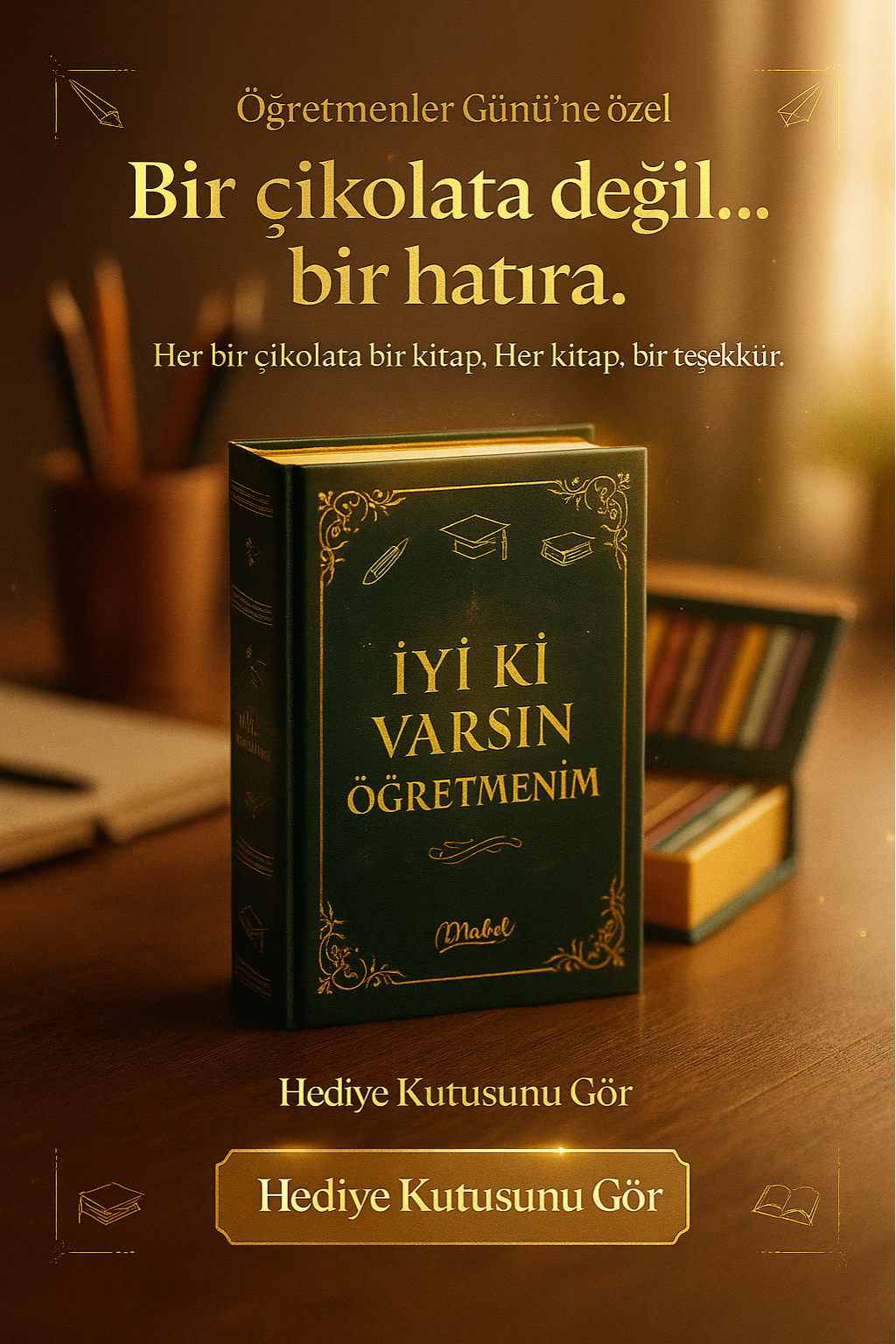 Çikolata Kitaplığı ( Bazı Hediyeler, Ömür Boyu Saklanır )